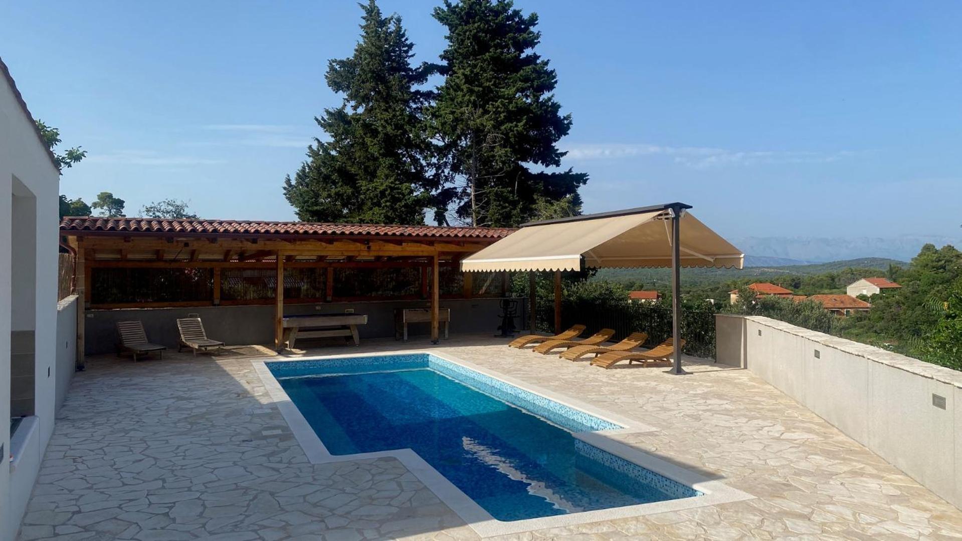 Villa Ploca On Hvar With A Private Heated Pool Dol  Екстериор снимка