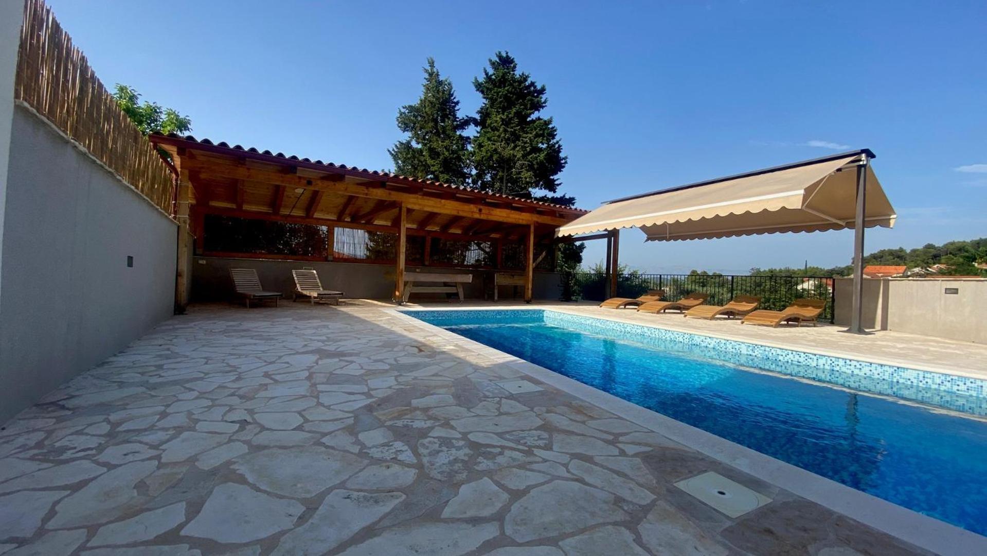 Villa Ploca On Hvar With A Private Heated Pool Dol  Екстериор снимка